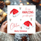 Personalised Christmas Card 'Santa Hat'