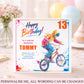 Personalised BMX Style Bike Birthday Card