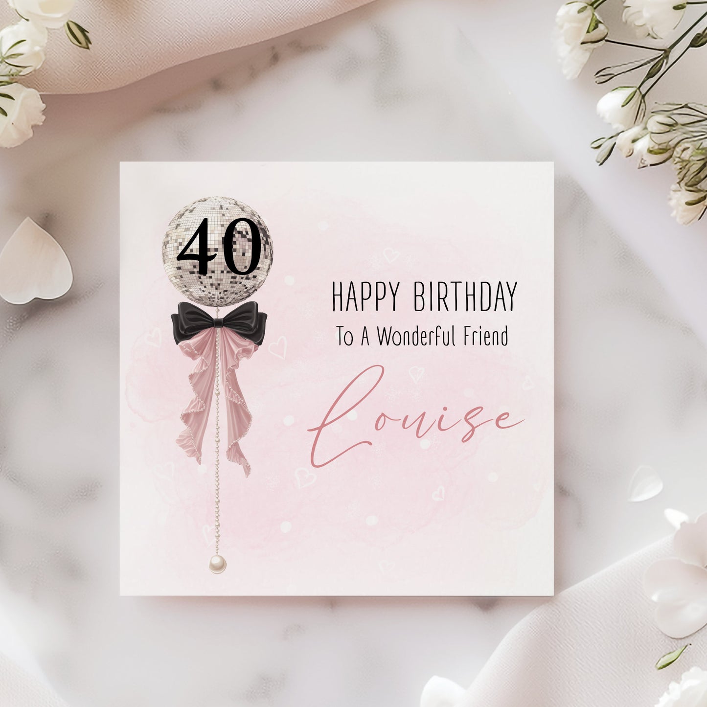 Personalised Birthday Card For Her