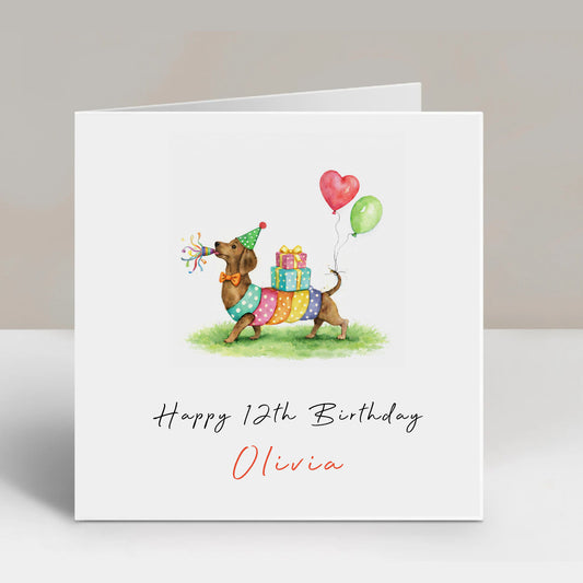 Personalised Children's Birthday Card
