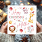 Personalised Christmas Card 'Jungle Animals'