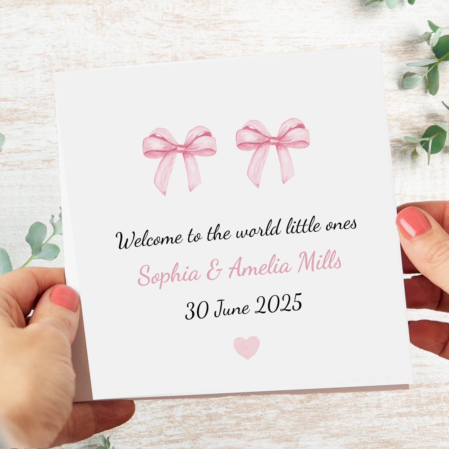 New Baby Money Gift Wallet Welcome to the World Baby Girl