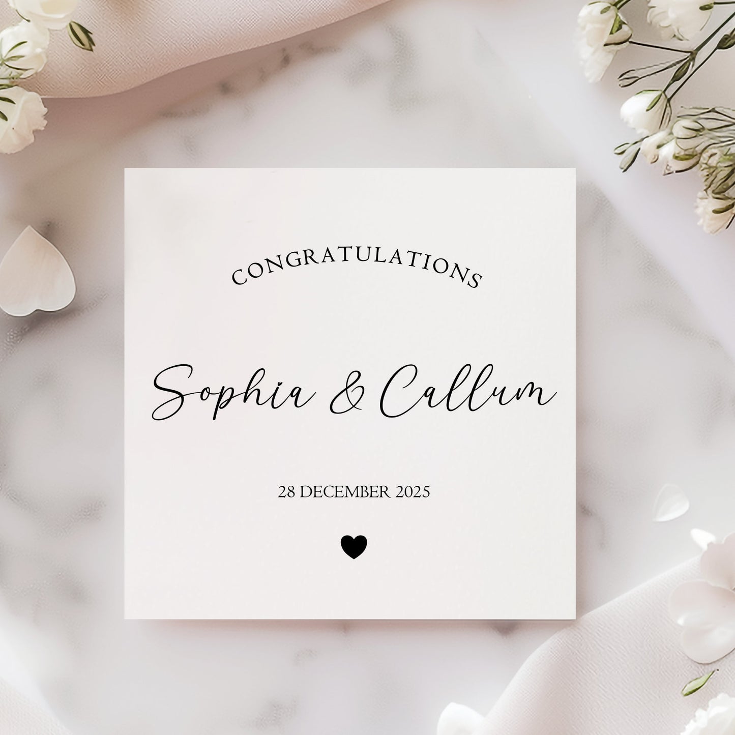 Congratulations on Your Wedding Day Card