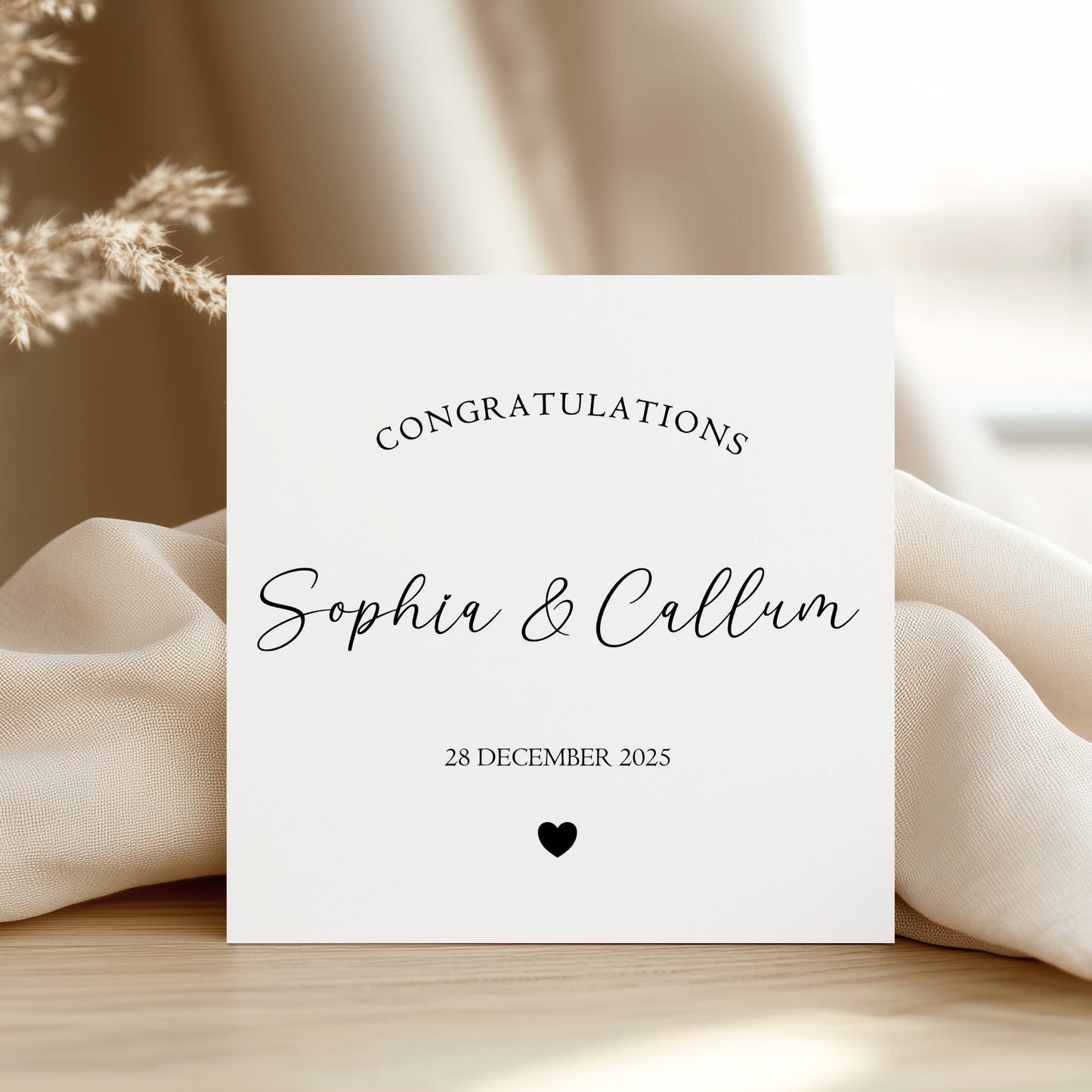 Congratulations on Your Wedding Day Card
