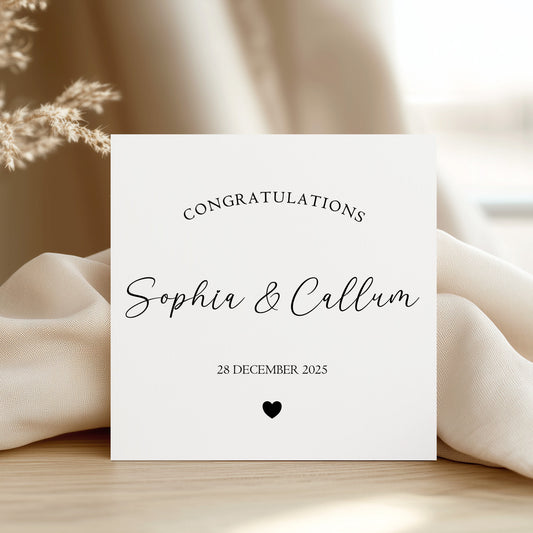 Congratulations on Your Wedding Day Card