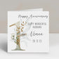 Congratulations on Your First Wedding Anniversary Card