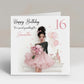 Personalised Birthday Card, Party Girl, Sister, Daughter, Granddaughter, Friend, Bestie