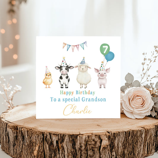 Personalised Children's Birthday Card