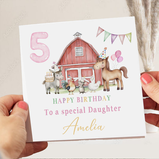 Personalised Children's Birthday Card