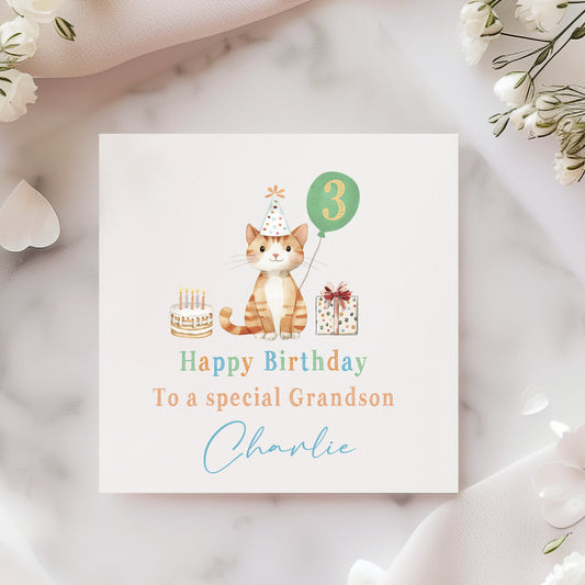 Personalised Children's Birthday Card