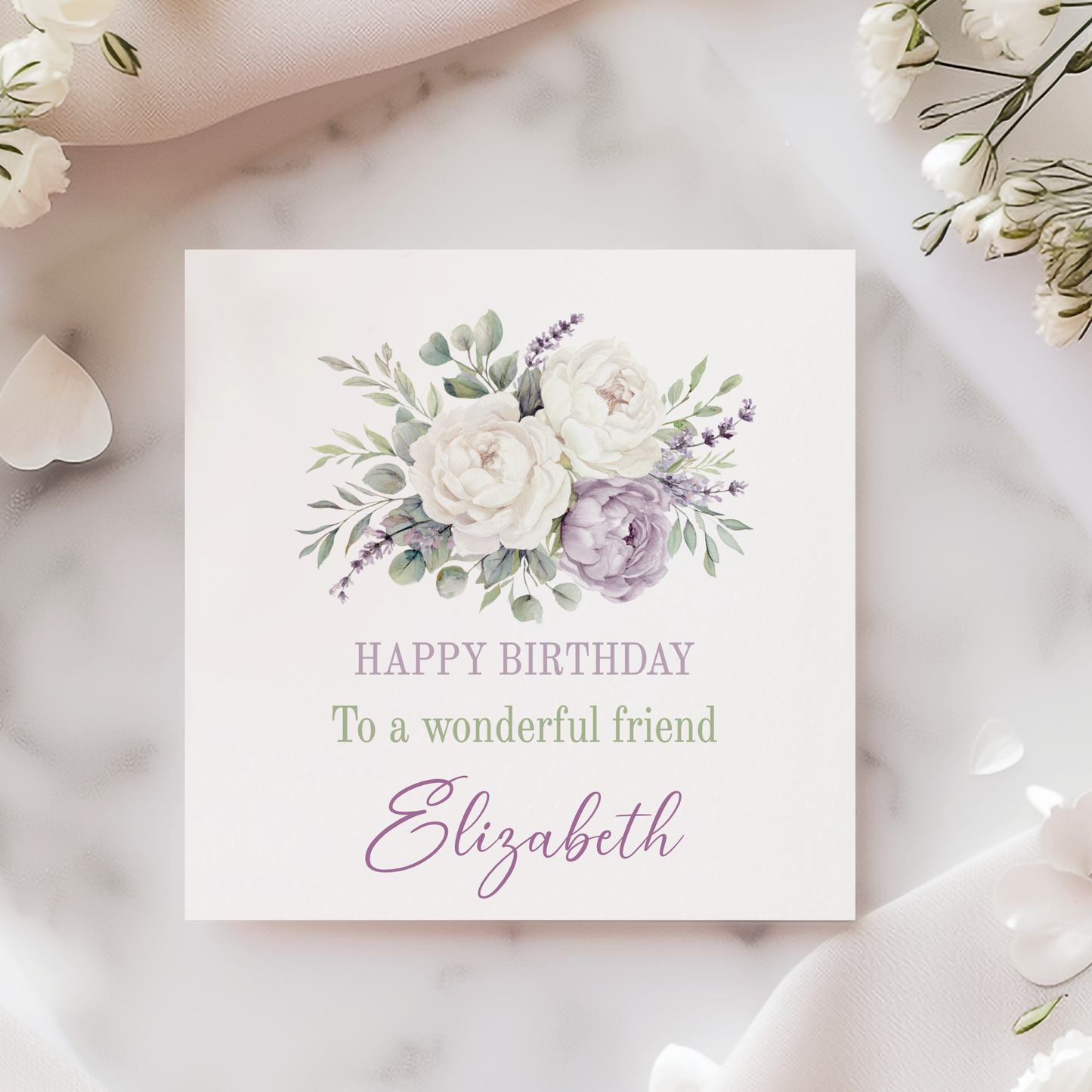 Personalised Birthday Card For Her