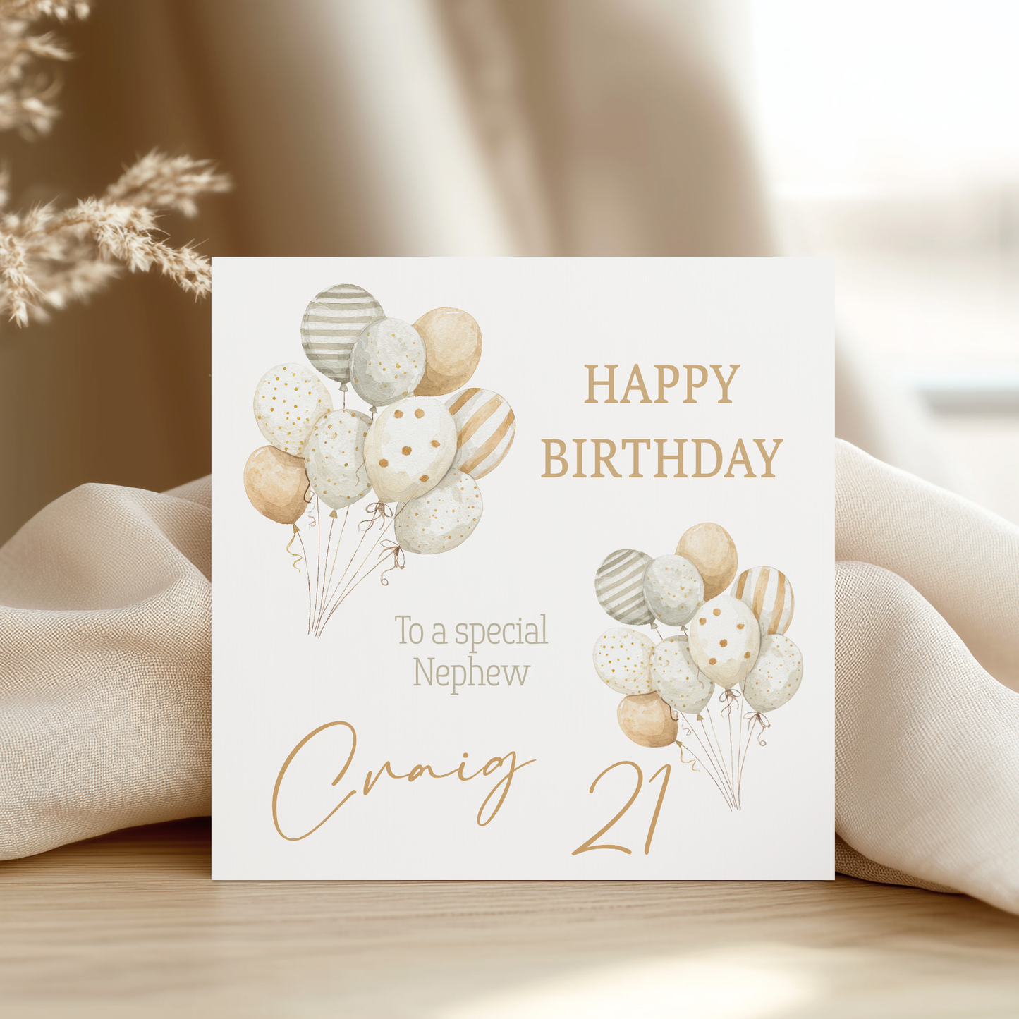 Personalised Birthday Card For Him