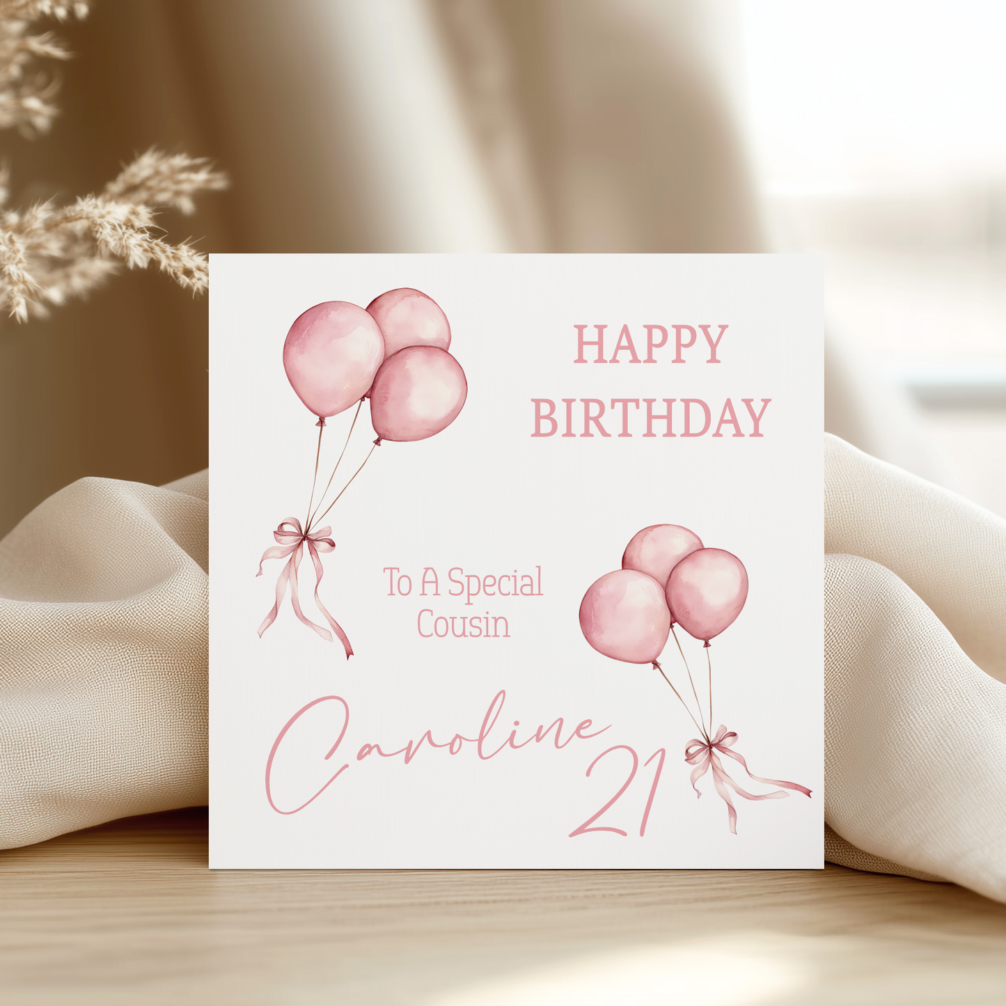 Personalised Birthday Card For Her