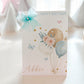 Floral Watercolour Balloons Personalised Birthday Card For Her