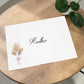 Personalised large A4 luxury Sweet 16 birthday card with pink and gold heart balloons, gold number 16 balloons, pink bow and hand-finished sparkle, customised with any name.