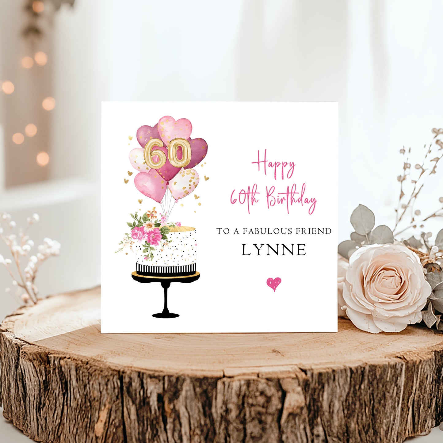 Personalised Birthday Card For Her