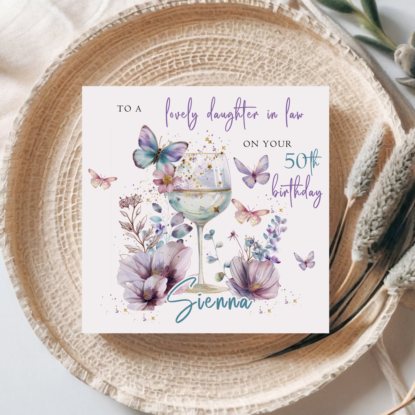 Personalised Birthday Card For Her