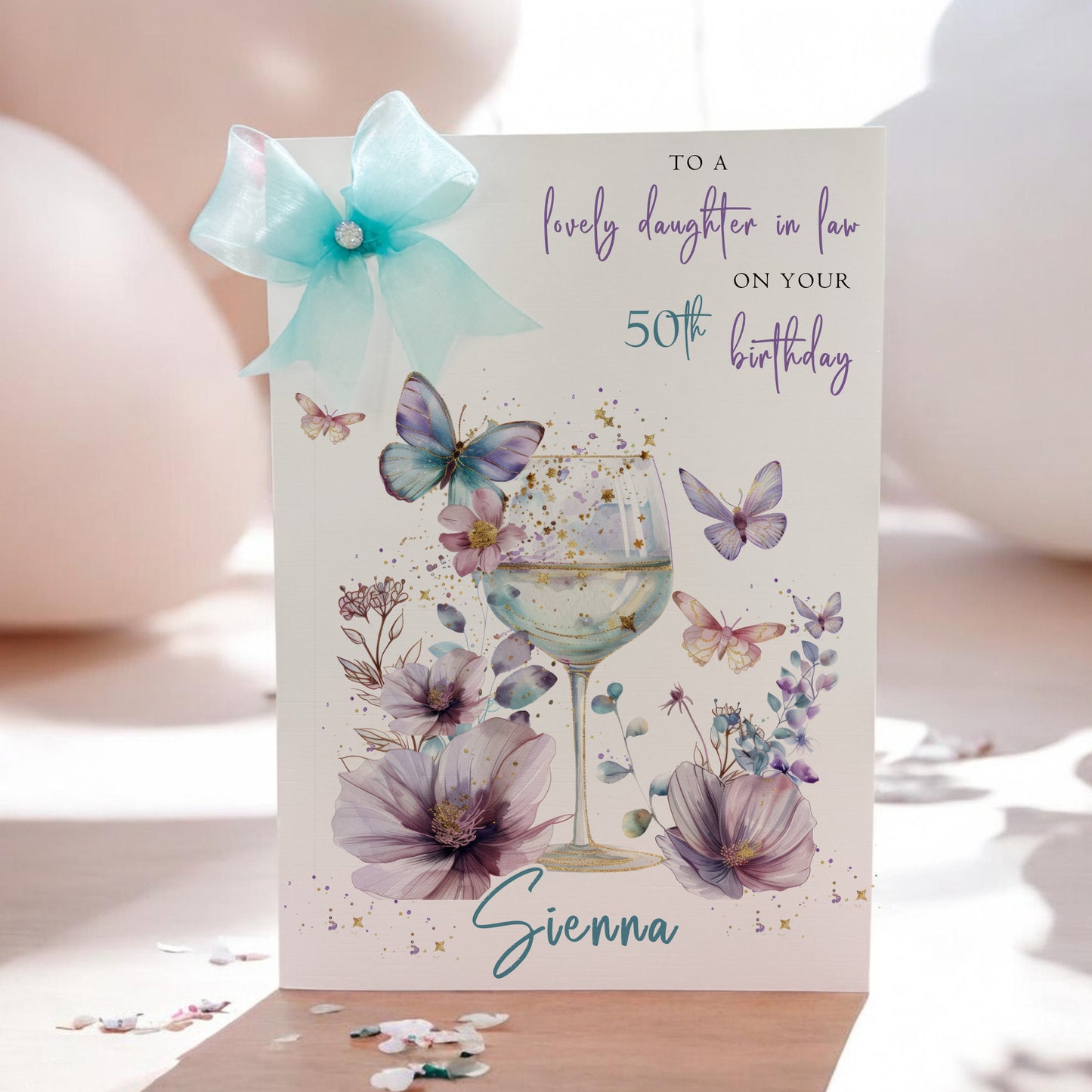 Personalised Birthday Card For Her