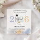 Personalised Male Graduation Card 2026 – Custom University Graduation Congratulations Card