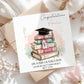 Personalised Graduation Card | Books & Graduation Cap Design