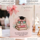 Personalised A4 Graduation Card with Organza Bow & Sparkle