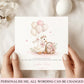 Personalised New Baby Girl Card