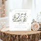 Personalised 25th Silver Wedding Anniversary card with silver 25 years design, white flowers, eucalyptus foliage and couple's names