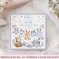 Personalised Welcome to the World Baby Boy Card Clothes Washing Line