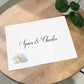 Large A4 Luxury Personalised New Grandparents Baby Boy, Welcome to the World