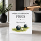 Personalised Lawn Bowls Birthday Card