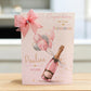 Large A4 Personalised Retirement Card Pink Champagne Balloon
