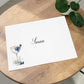 Large A4 Personalised Retirement Card Blueberry Cocktail