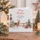 Personalised Christmas Cards | Rustic Winter Christmas Family Card