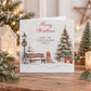 Personalised Christmas Cards | Rustic Winter Christmas Family Card