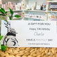 Personalised Birthday Money Wallet Card Gift Voucher Golf