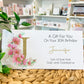 Personalised Birthday Card Money Gift Wallet Voucher Gold Pink Floral