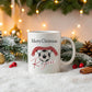 Personalised Children’s Christmas Mug – Fun Football Design | Custom Name Kids Holiday Gift