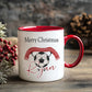 Personalised Children’s Christmas Mug – Fun Football Design | Custom Name Kids Holiday Gift