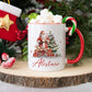 Personalised Children’s Christmas Mug – Santa Design | Custom Name Kids Holiday Gift