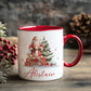 Personalised Children’s Christmas Mug – Santa Design | Custom Name Kids Holiday Gift