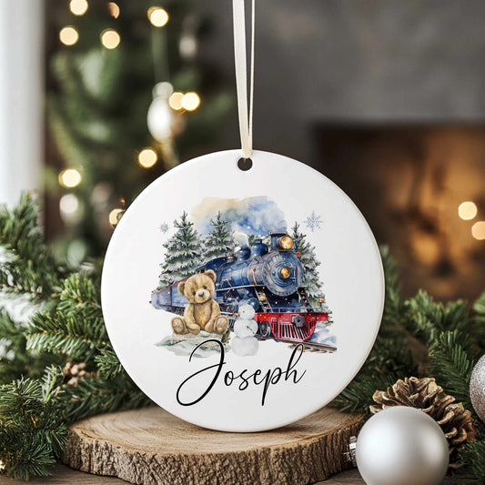 Personalised Christmas Tree Ornament Decoration, Childrens Christmas Keepsake