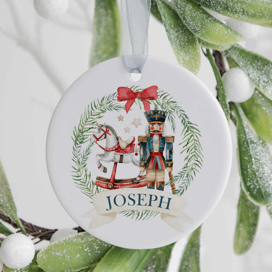 Personalised Christmas Tree Ornament Decoration, Childrens Christmas Keepsake