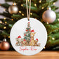 Personalised Christmas Tree Ornament Decoration, Childrens Christmas Keepsake, Babies Christmas