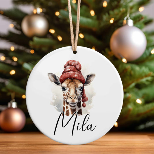 Personalised Christmas Tree Hanging Ornament Decoration