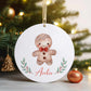 Personalised Christmas Tree Hanging Ornament Decoration