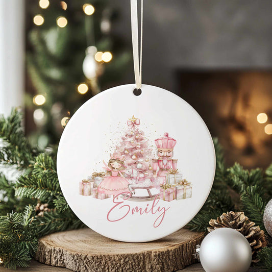 Personalised Christmas Tree Hanging Ornament Decoration