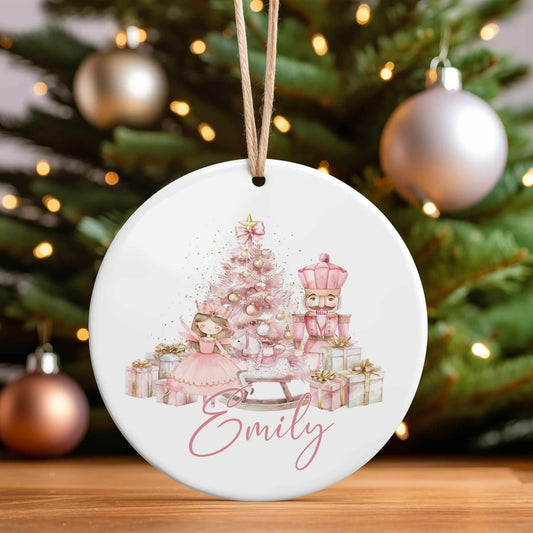 Personalised Christmas Tree Hanging Ornament Decoration