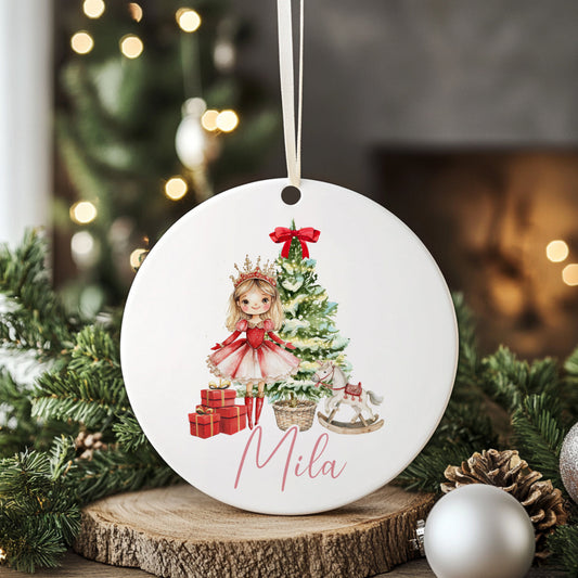 Personalised Christmas Tree Hanging Ornament Decoration Fairy