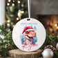 Personalised Christmas Tree Hanging Ornament Decoration Dinosaur