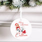 Personalised Christmas Tree Hanging Ornament Decoration Gamer Elf